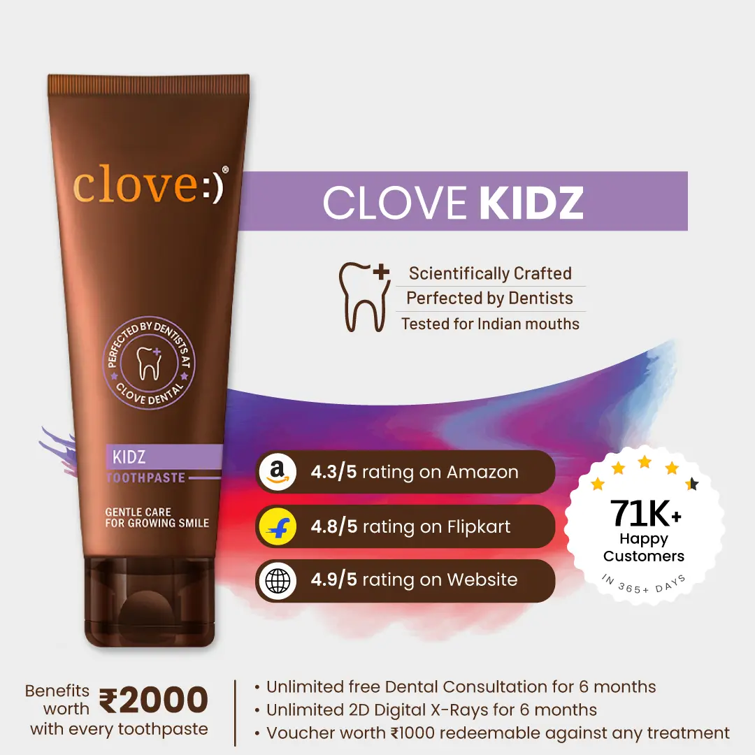 Kidz Toothpaste for Cavity Protection - 100% Safe, NO SLS, NO parabens. - Image 4